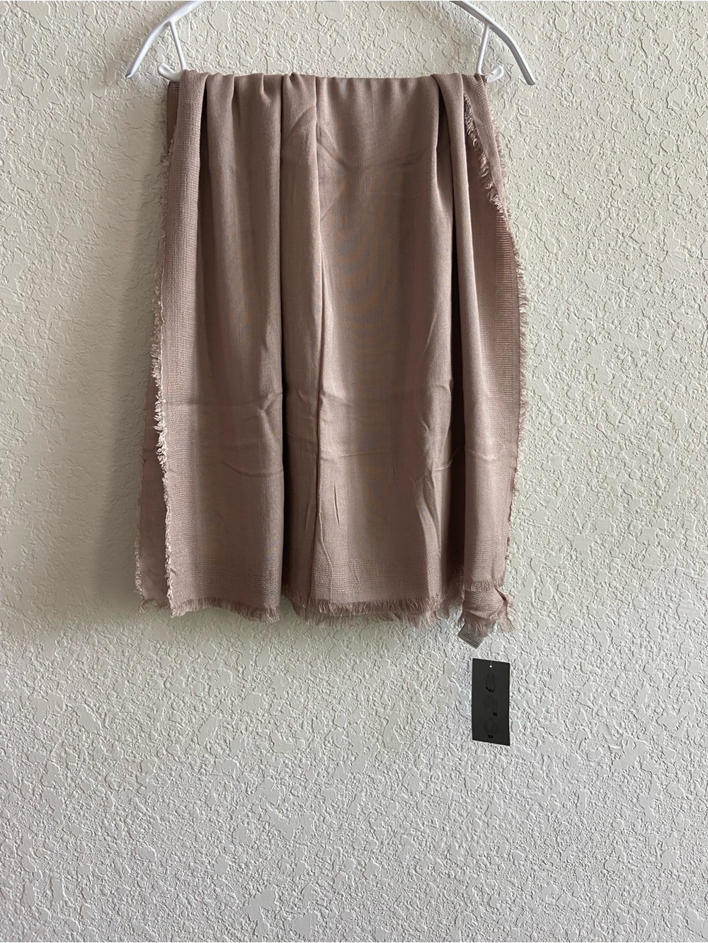 Nordstrom Rack Beige/Tan Fringed Scarf